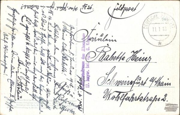 Kuenstlerkarte Volkert Am Bergeshange Schwarzwaldhaus – Bild 2