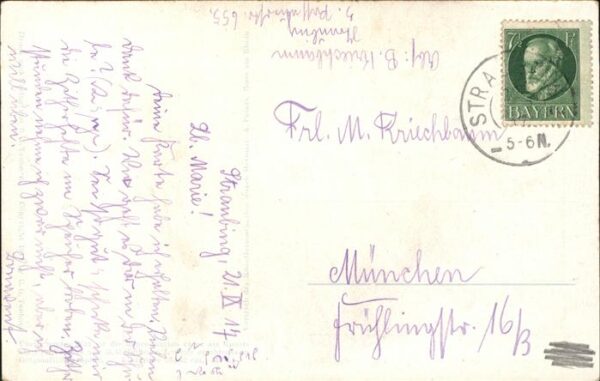 Kuenstlerkarte Volkert Am Bergeshange Schwarzwaldhaus – Bild 2