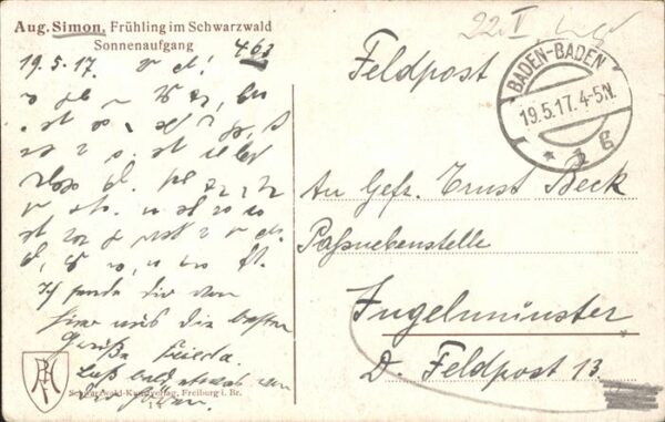 Simon A. Nr. 4 Frühling im Schwarzwald Sonnenauf – Bild 2