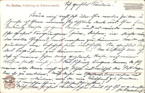 Reiss Fritz Nr. 10 Frühling im Schwarzwald Pfingste – Bild 2
