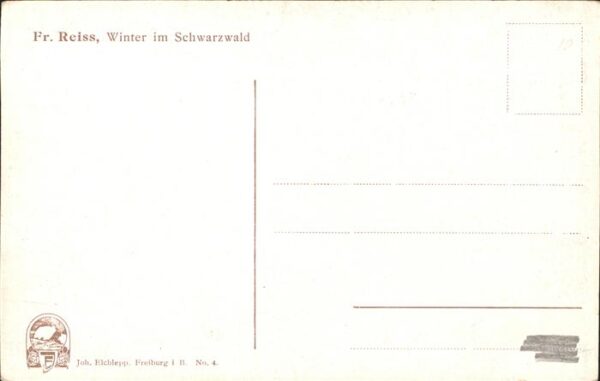 Reiss Fritz Nr. 4 Winter im Schwarzwald – Bild 2