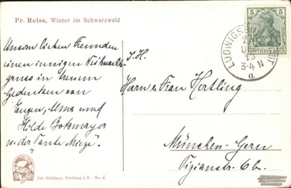 Reiss Fritz Nr. 4 Winter im Schwarzwald – Bild 2