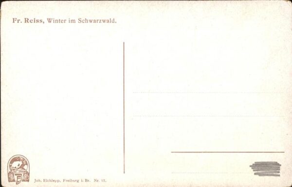 Reiss Fritz Nr. 12 Winter im Schwarzwald – Bild 2