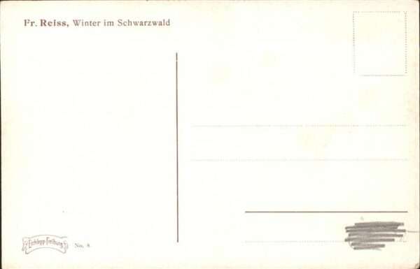 Reiss Fritz Nr. 8 Winter im Schwarzwald – Bild 2