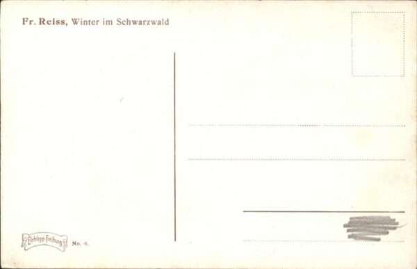 Reiss Fritz Nr. 6 Winter im Schwarzwald – Bild 2