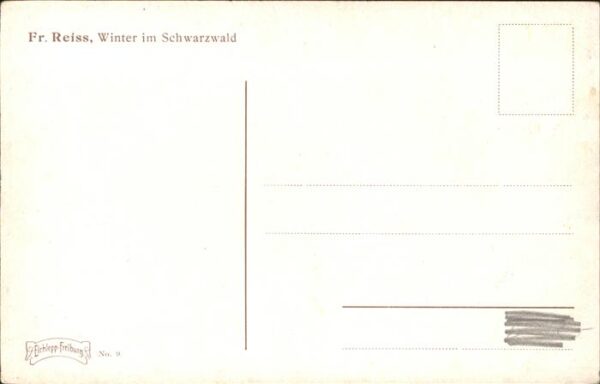 Reiss Fritz Nr. 9 Winter im Schwarzwald – Bild 2