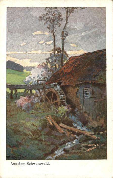 Reiss Fritz Nr. 5 3657 Schwarzwald Wassermühle