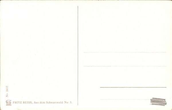 Reiss Fritz Nr. 5 3657 Schwarzwald Wassermühle – Bild 2