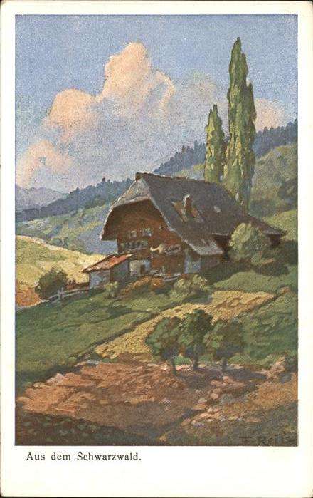 Reiss Fritz Nr. 3653 Schwarzwaldhaus