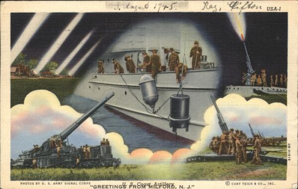 Artillerie U.S. Coast Artillery Milford