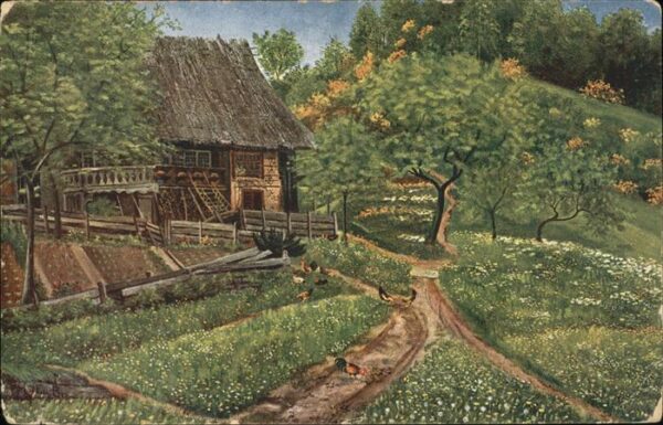 Kuenstlerkarte H. d_Eu de Perthes Nr. 266 Schwarzwaldh