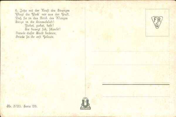 Schiller Friedrich Das Lied von der Glocke Nr. 3723 F. Elß – Bild 2