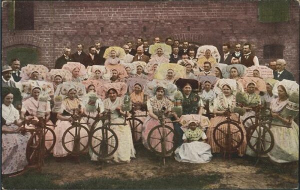 Trachten Spreewald Spinnstube Spinnräder