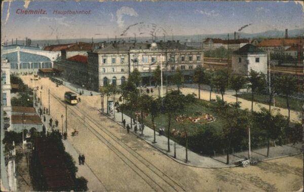Strassenbahn Chemnitz Hauptbahnhof