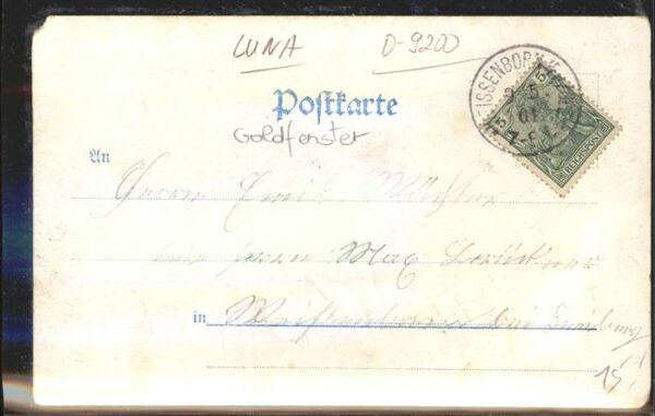 Goldfensterkarte Nr. 4075 Domkirche Freiberg in Sachsen – Bild 2