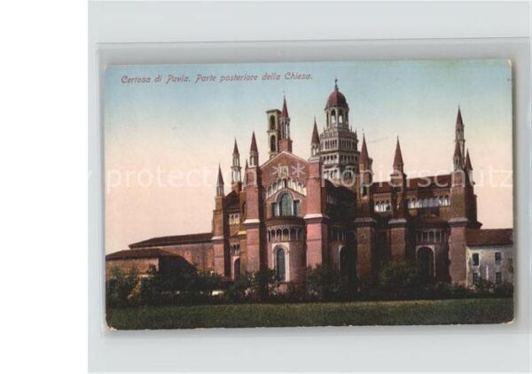 Certosa Di Pavia Parte posteriore della Chiesa
