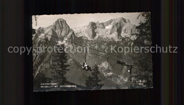 Sessellift Hinterstoder Totengebirge