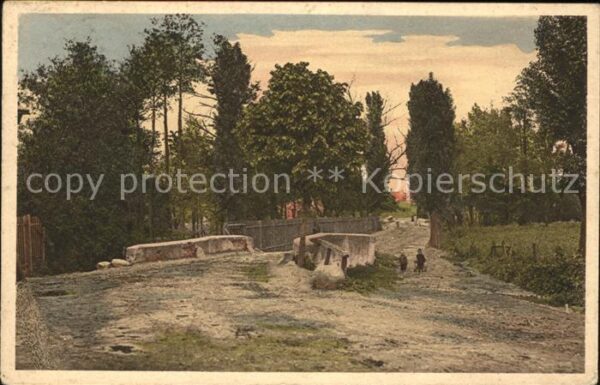 Kuenstlerkarte Serie Nr. 2051-58 Malerische Brücken St