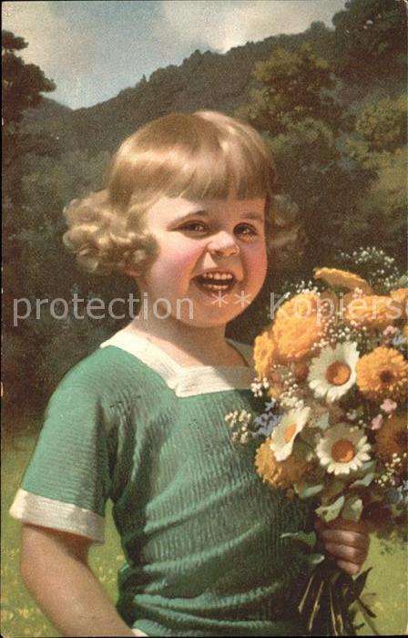 Kinder Child Enfants Blumen Novolito-Verlag