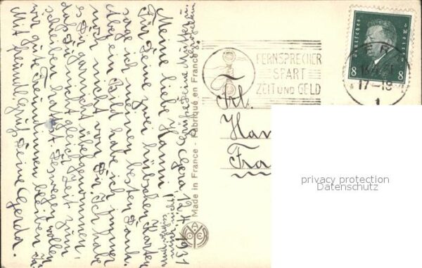 Verlag Noyer (AN Paris) Nr. 1461 Frau Rosen Ohrschmuck – Bild 2