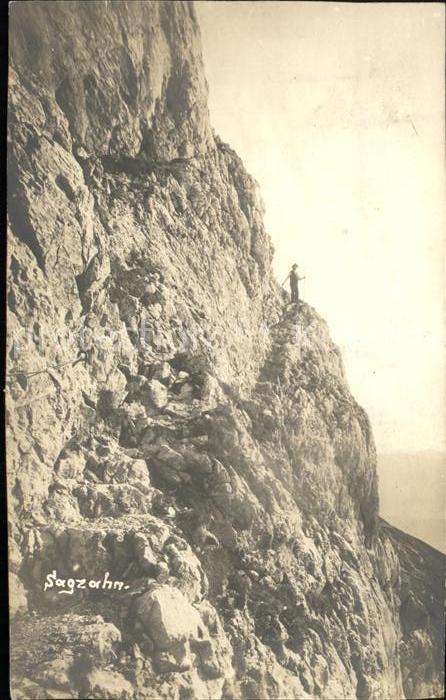Bergsteigen Klettern Sagzahn