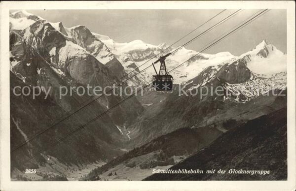 Seilbahn Schmittenhöhebahn Glocknergruppe