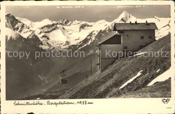 Seilbahn Schmittenhöhe Bergstation Kitzsteinhorn