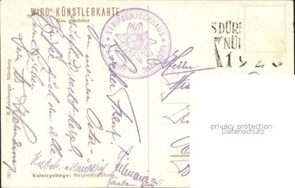 Verlag WIRO Wiedemann Nr. 2271 Kaisergebirge Stripsenjochhaus – Bild 2