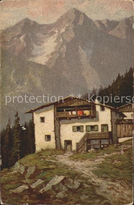 Kuenstlerkarte W. Hoy Berghof