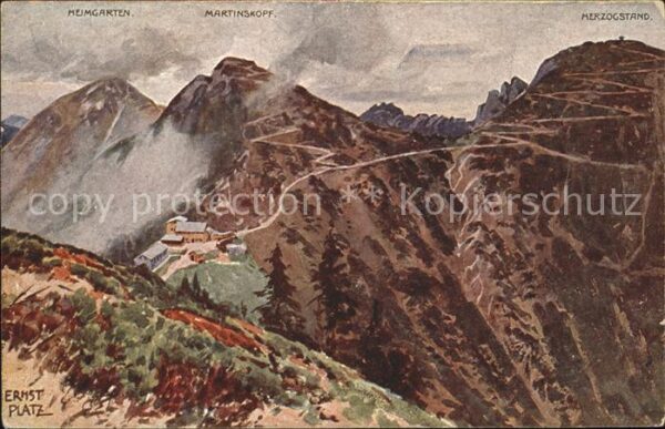 Platz Ernst Berge Heimgarten Martinskopf Herzogstan