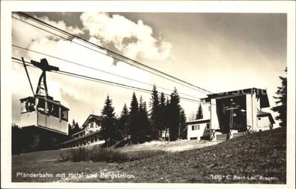 Foto Risch-Lau Nr. 1632 Seilbahn Pfänderbahn Hotel Bergsta