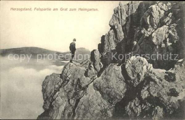 Bergsteigen Klettern Herzogstand Felspartie Grat Heimgarten