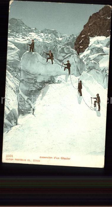 Bergsteigen Klettern Ascension Glacier Photoglon Nr. 2101