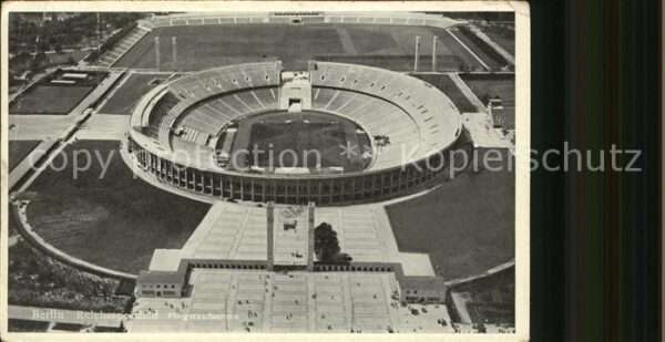 Stadion Reichssportfeld Berlin Fliegeraufnahme
