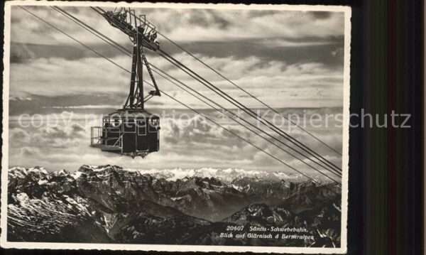 Seilbahn Säntis Glärnisch Berneralpen