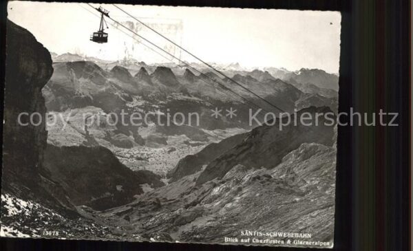 Seilbahn Säntis Churfirsten Glarneralpen