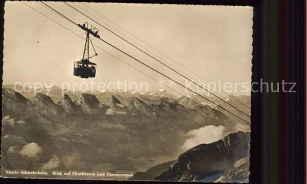 Seilbahn Säntis Churfirsten Glarneralpen