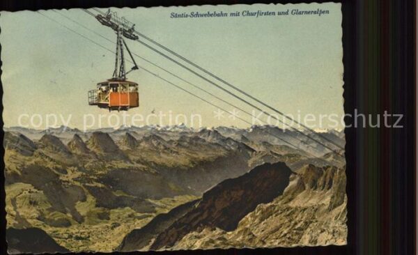 Seilbahn Säntis Churfirsten Glarneralpen