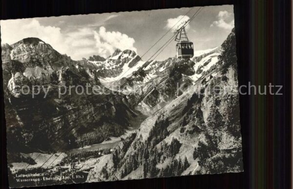 Seilbahn Wasserauen-Ebenalp Meglisalp