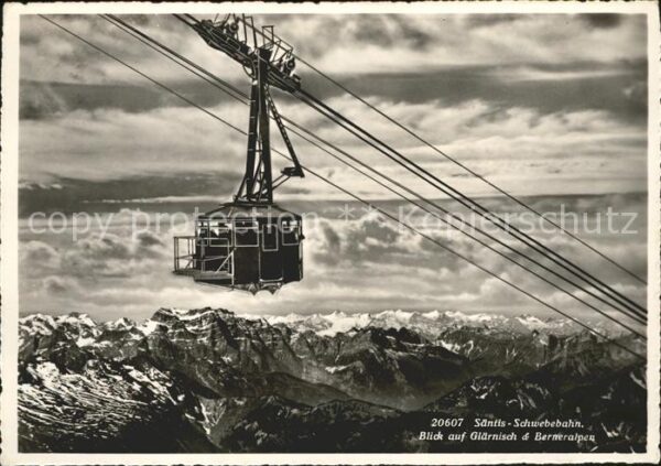 Seilbahn Säntis Glärnisch Berneralpen
