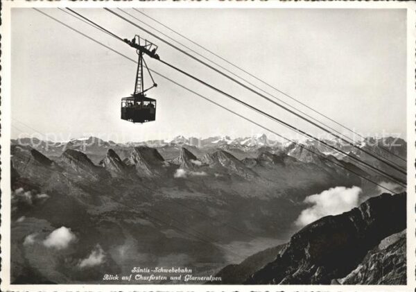 Seilbahn Säntis Churfirsten Glarneralpen