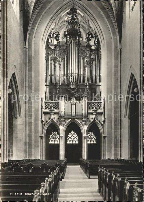 Kirchenorgel Bern Münster