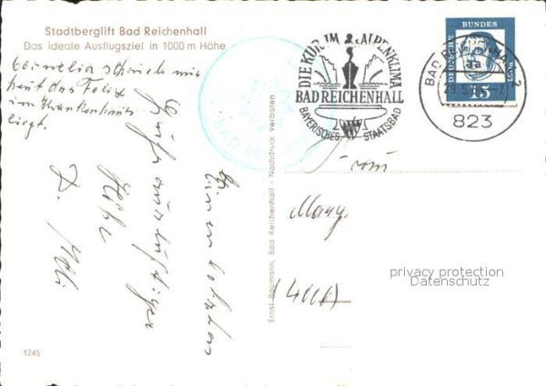 Foto Baumann E. Nr. 1245 Bad Reichenhall Hochstaufen – Bild 2
