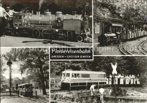 Lokomotive Pioniereisenbahn Dresden Grosser Garten