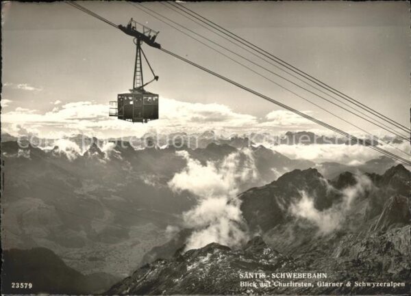 Seilbahn Säntis Churfirsten Glarner Schwyzeralpe