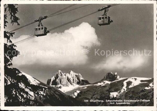 Seilbahn Gerschnialp-Trübsee Engelberg Spannörte