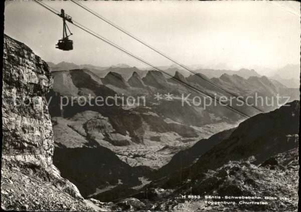 Seilbahn Säntis Toggenburg Churfirsten