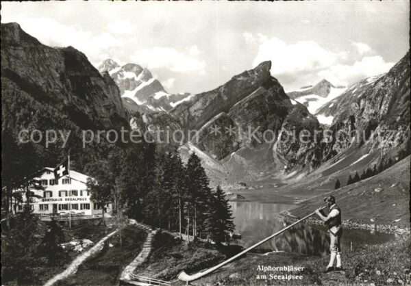 Alphorn Alphornbläser Seealpsee Altmann
