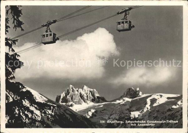 Seilbahn Gerschnialp-Trübsee Engelberg Spannörte