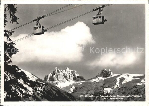 Seilbahn Gerschnialp-Trübsee Engelberg Spannörte